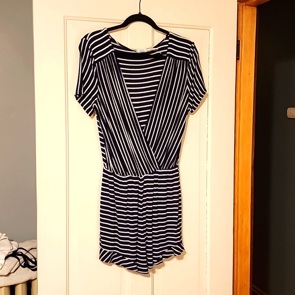 Striped romper